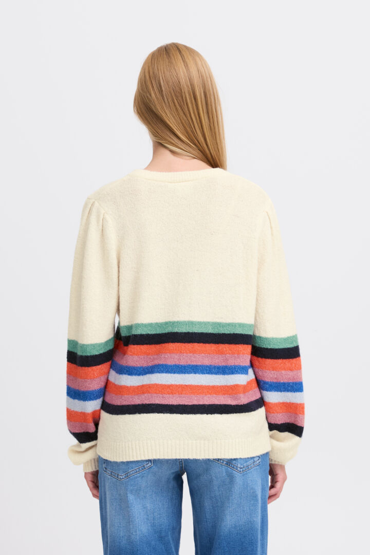 ICHI Dusty Stripe Jumper