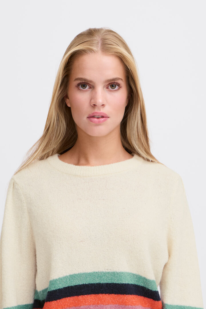 ICHI Dusty Stripe Jumper