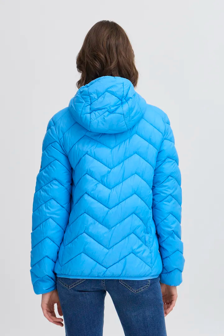 Fransa Padding Coat - Azure Blue