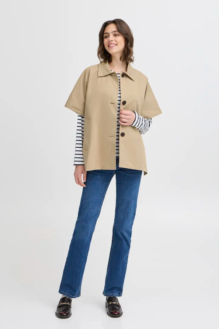 Fransa Moon Jacket - Cornstalk