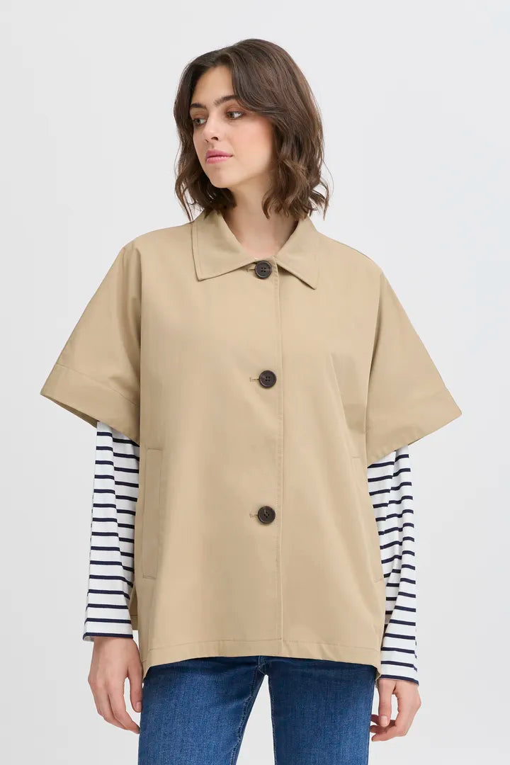 Fransa Moon Jacket - Cornstalk