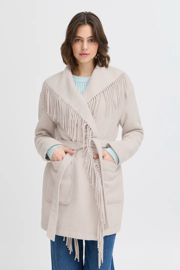 Fransa Angelina Fringed Jacket