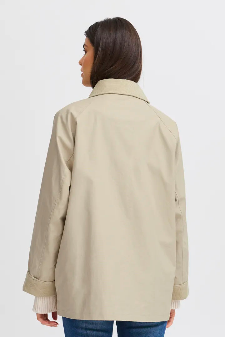 Fransa Firefly Jacket - Oxford Tan