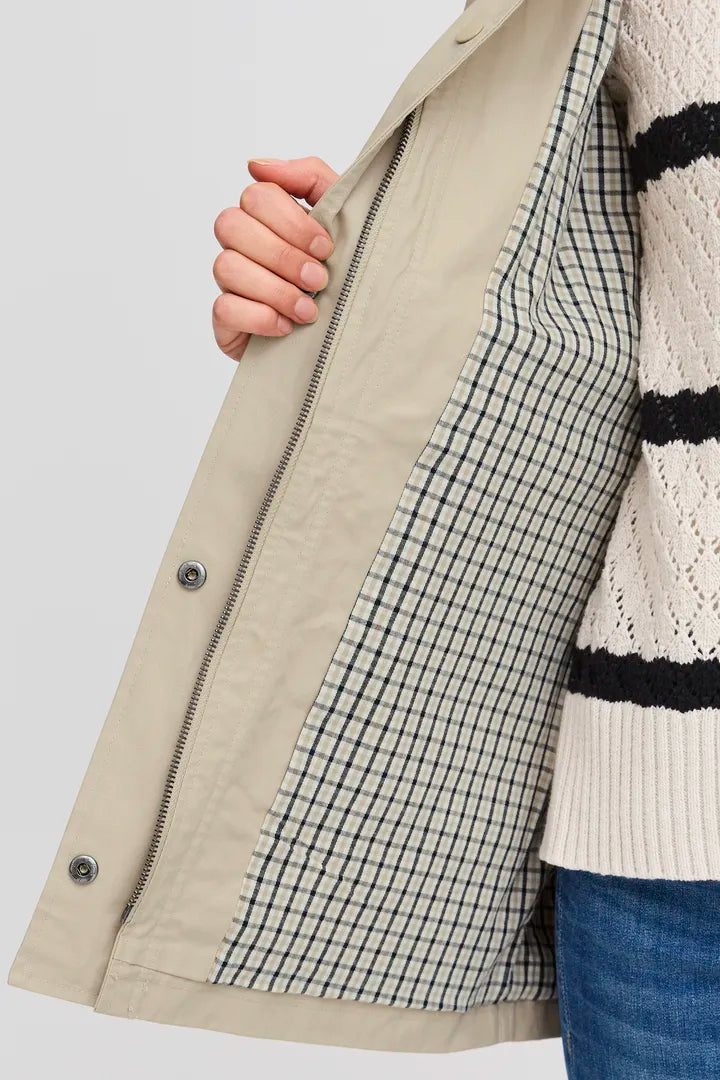 Fransa Firefly Jacket - Oxford Tan