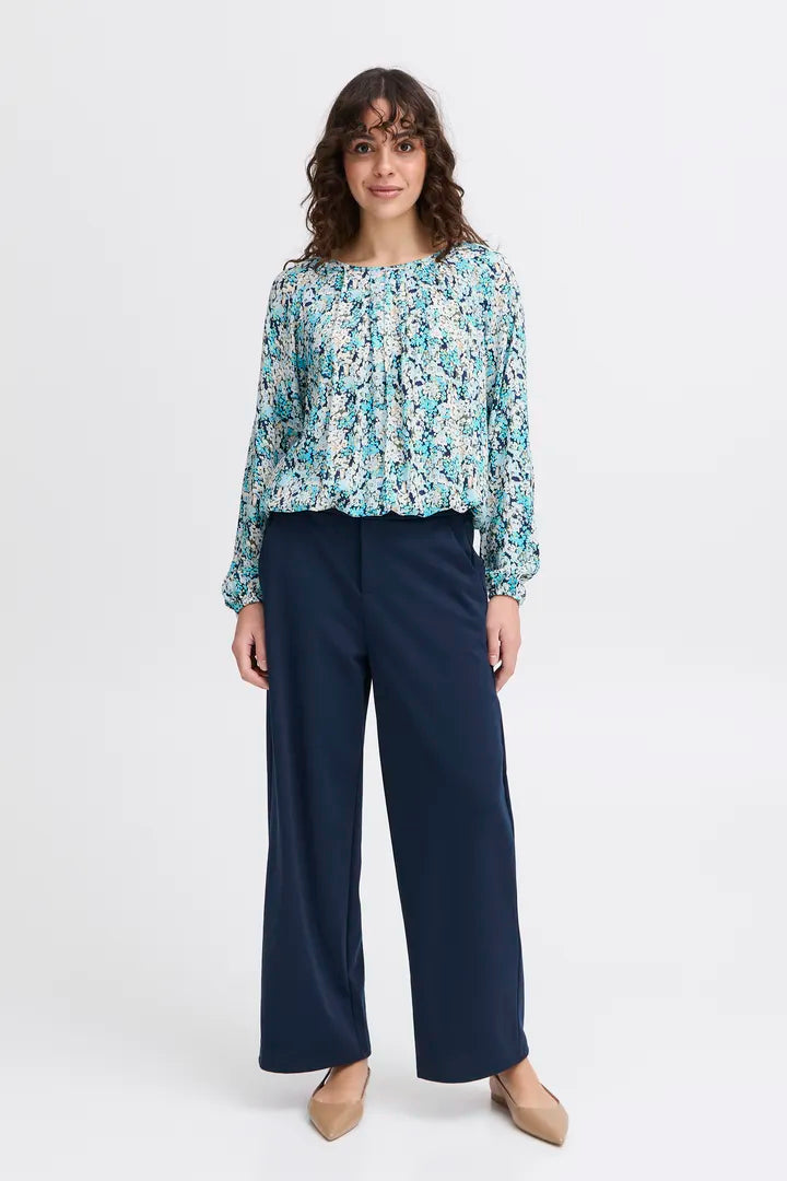 Fransa Lalu Blouse - Bachelor Button