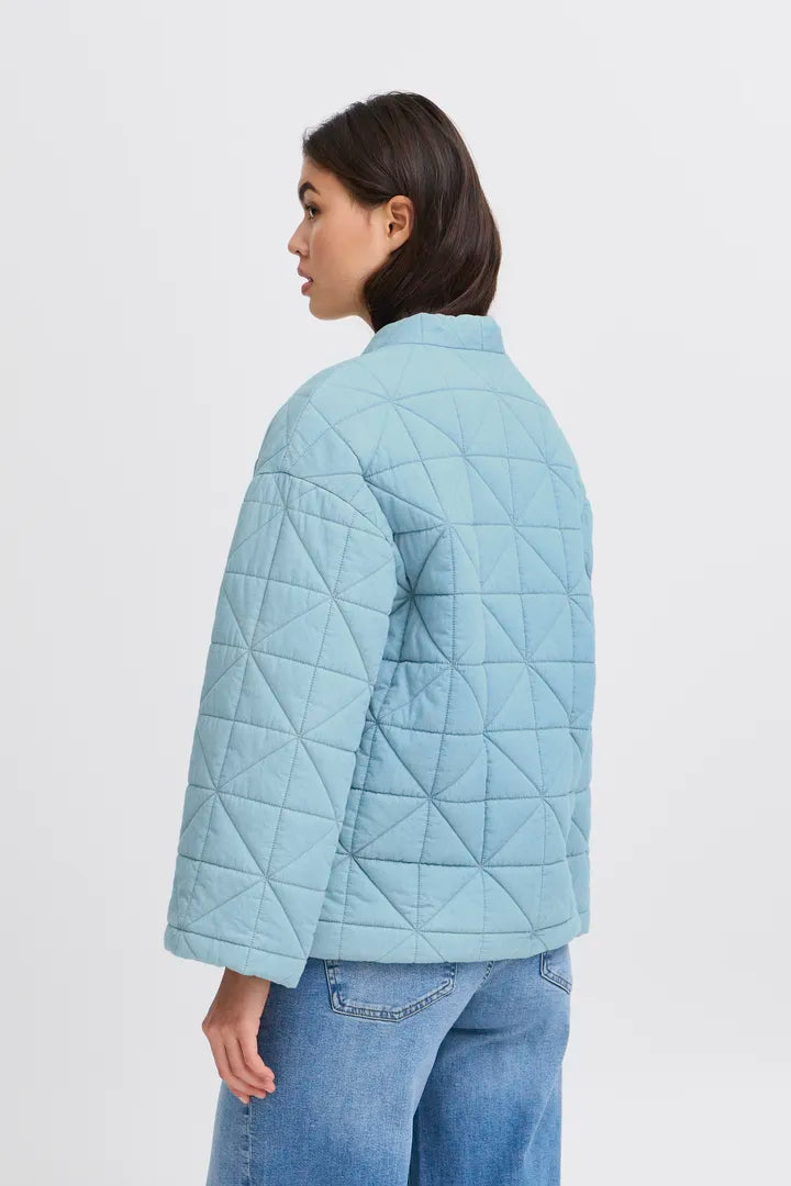 ICHI Hevira Jacket - Medium Blue