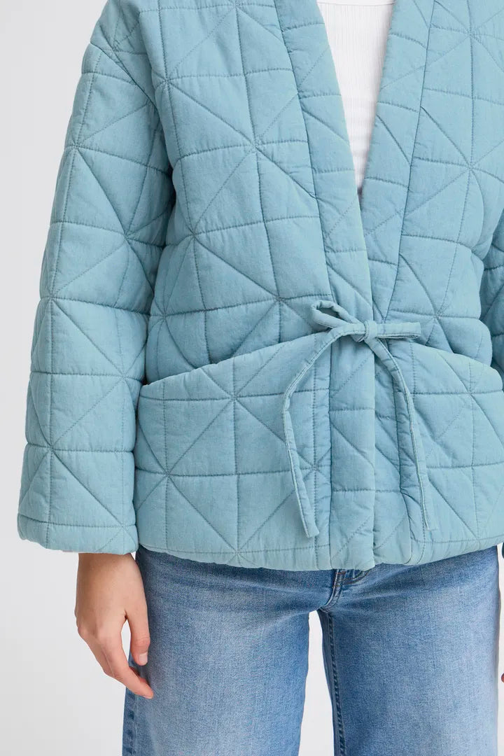 ICHI Hevira Jacket - Medium Blue