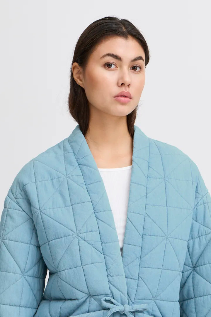 ICHI Hevira Jacket - Medium Blue