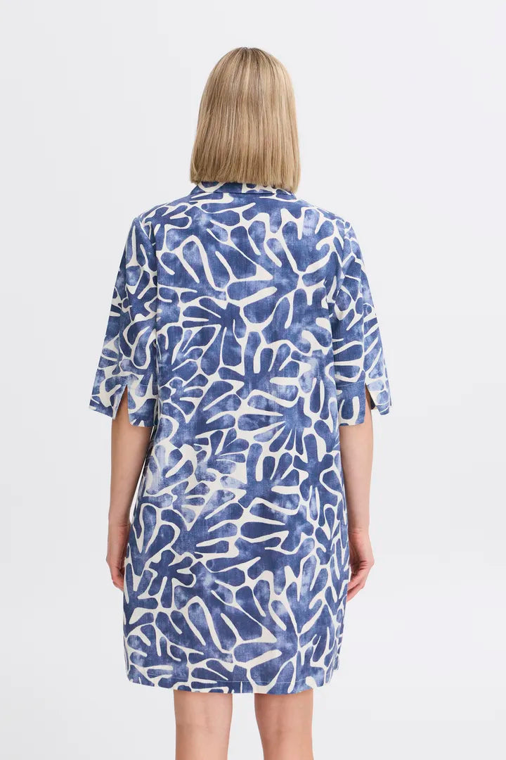 Fransa Maddie Dress - Navy Blazer