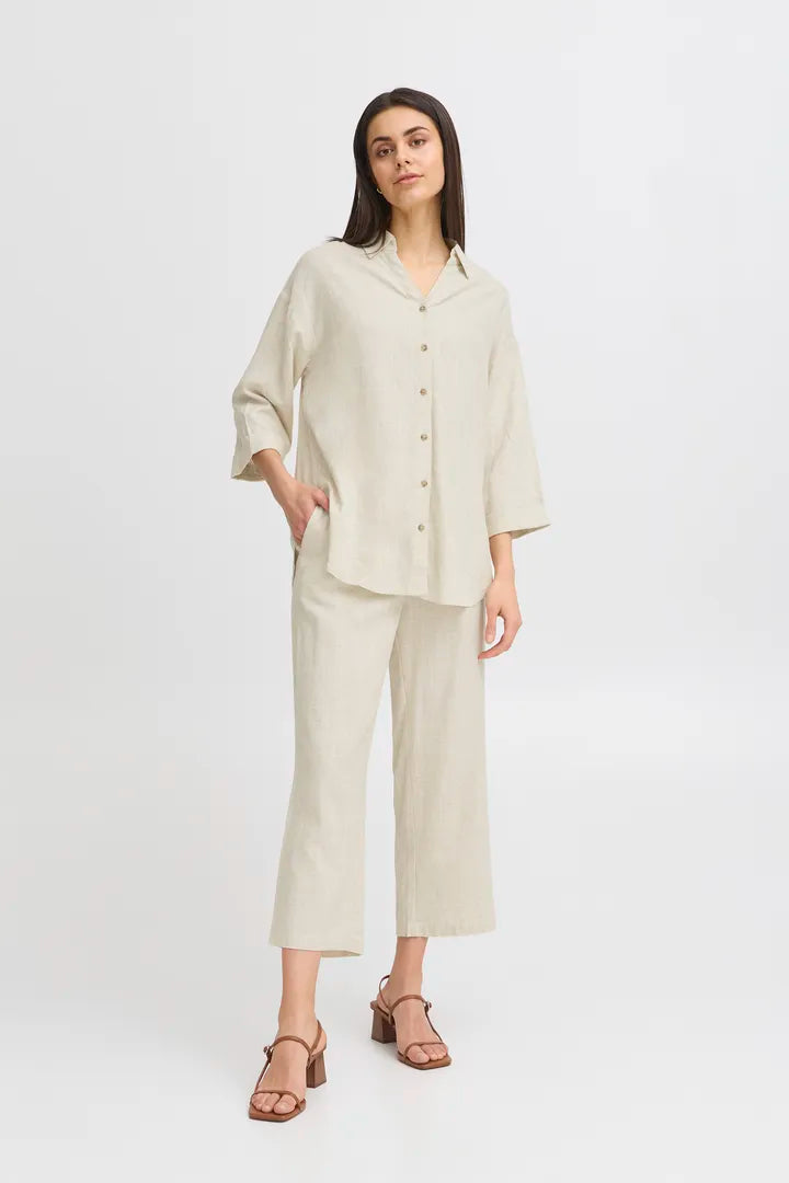 Fransa Juna Cropped Trousers - Birch