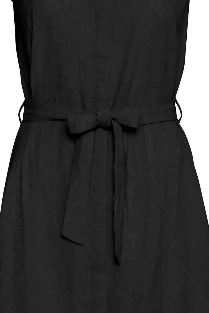 ICHI Linno Dress - Black