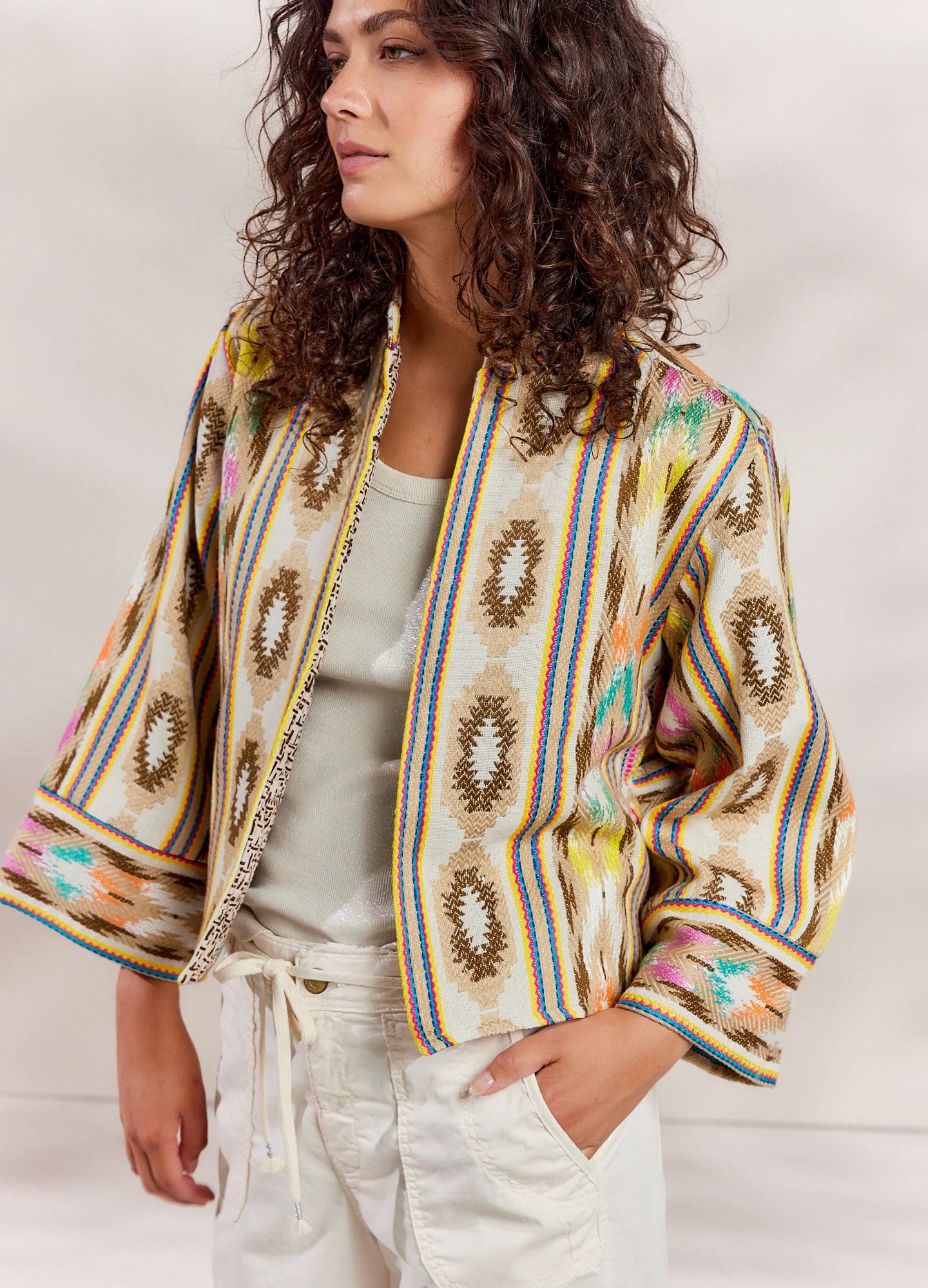 Summum Ikat Reversible Jacket