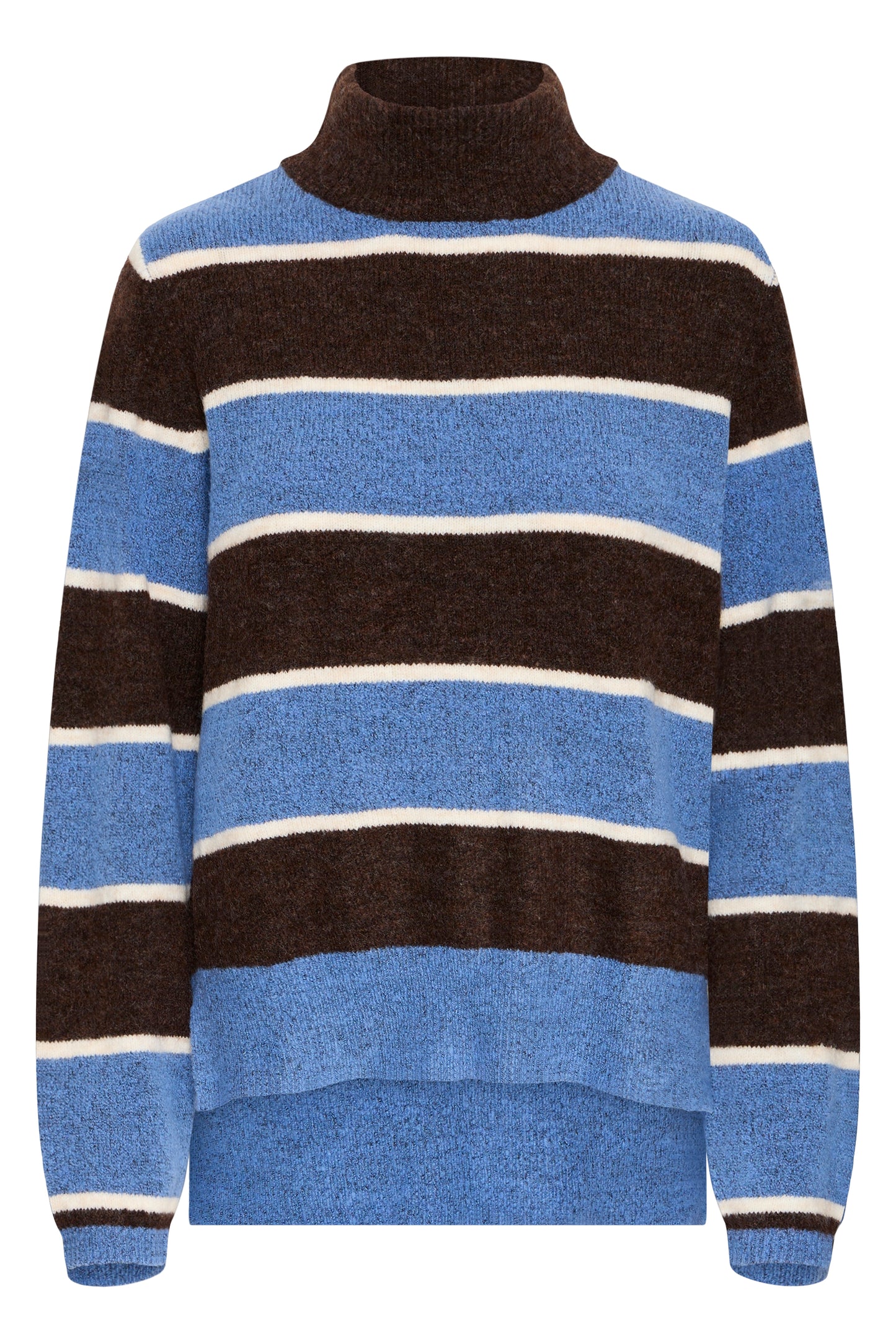 ICHI Edeen Pullover - blue/brown