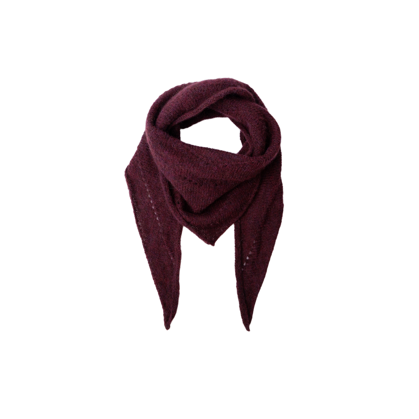 BC Dell Triangle Scarf - plum