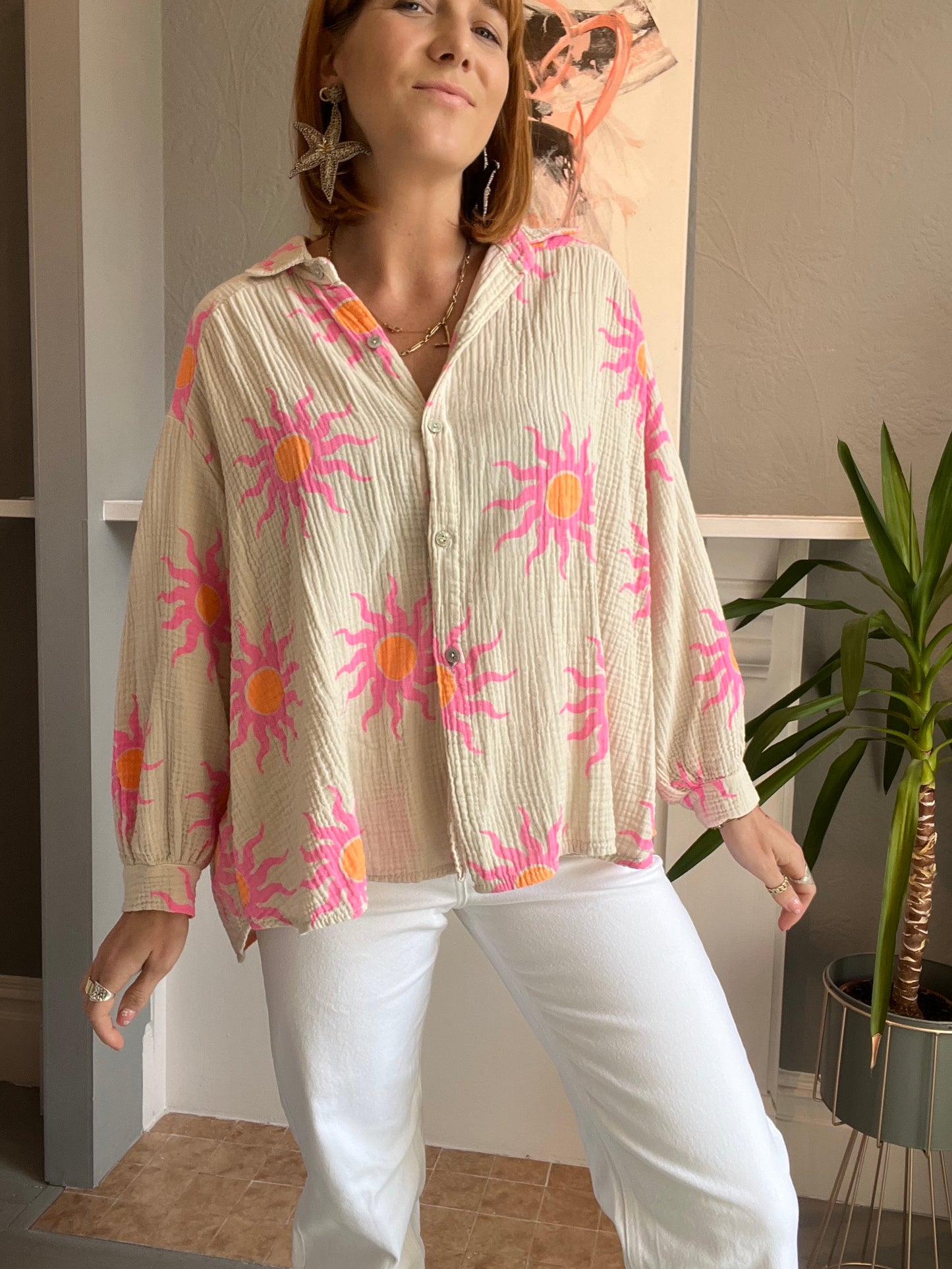 Sun shirt - nude