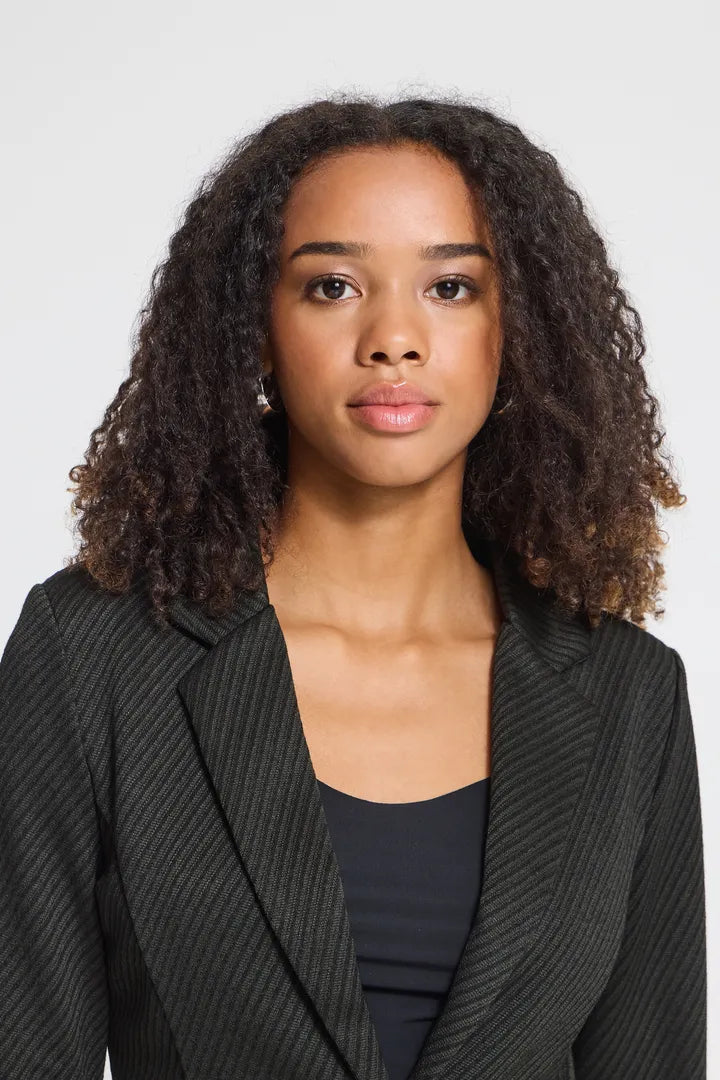 ICHI Kate Twillish Blazer - Green