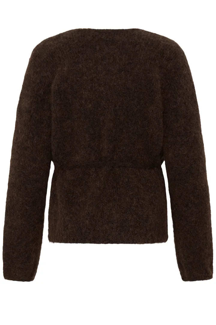 Fransa Naelle Cardigan - Hot Fudge