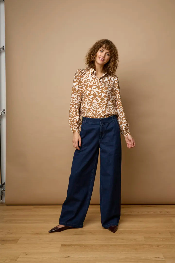 Fransa Leli Shirt - Tobacco Brown