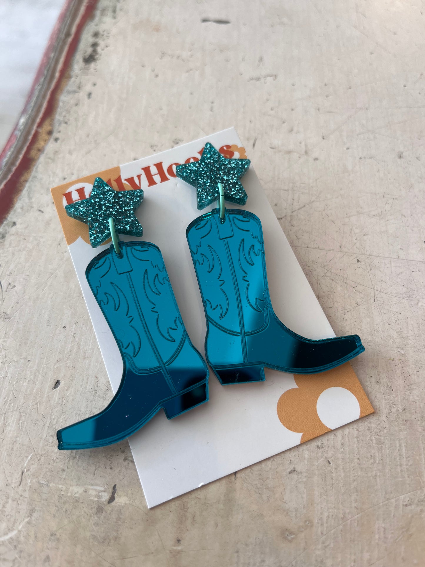 Cowgirl earrings - 4 colours