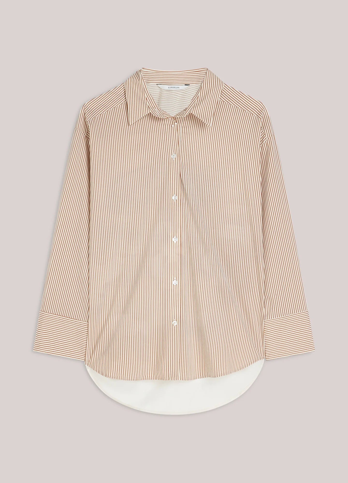 Summum Big Flower Print Shirt