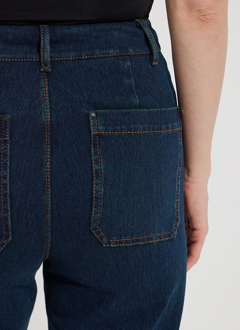 Lysse Erin Hi Waist Wide Leg Denim Pants - Indigo