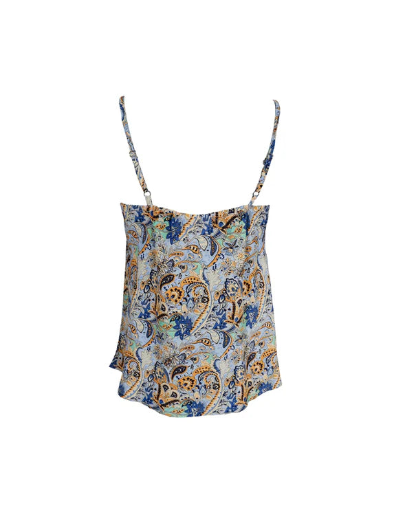 BC Luna Vea Strap Top - Botanical Blue