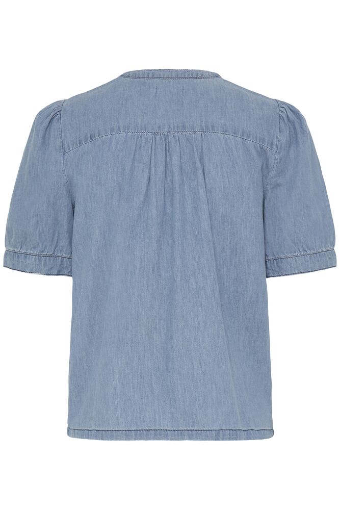 ICHI Ancey Blouse - Washed Blue