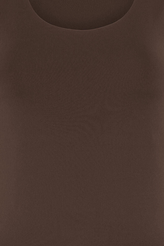 ICHI Gro Vest Top - Chocolate
