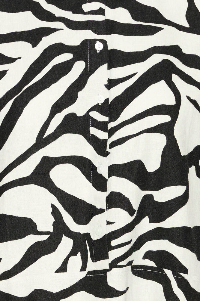 ICHI Linno Shirt - Graphic Animal