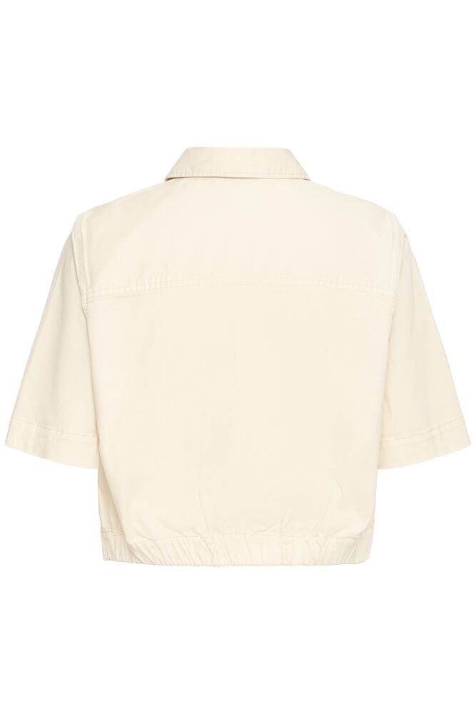 Fransa Twill Jacket - Whisper White