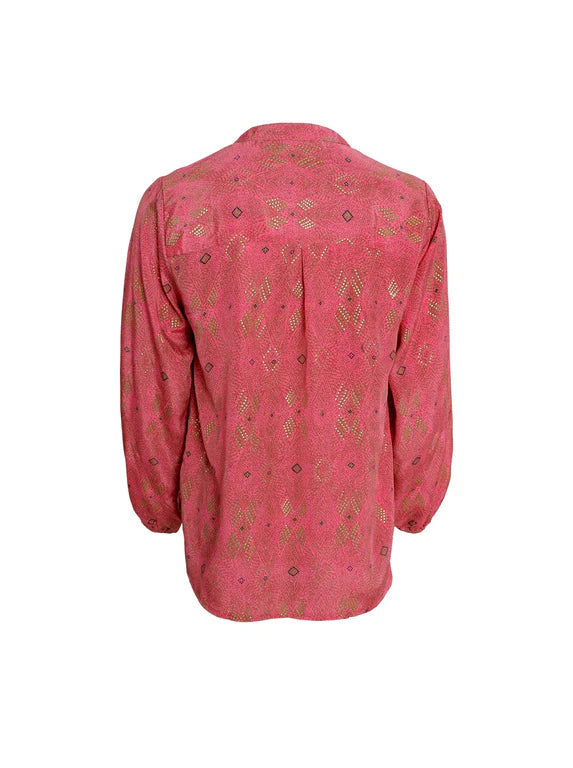 BC Luna Blouse - Argyle Pink