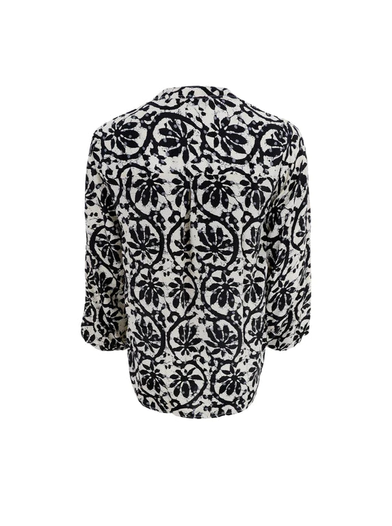 BC Luna Blouse - Black Lily