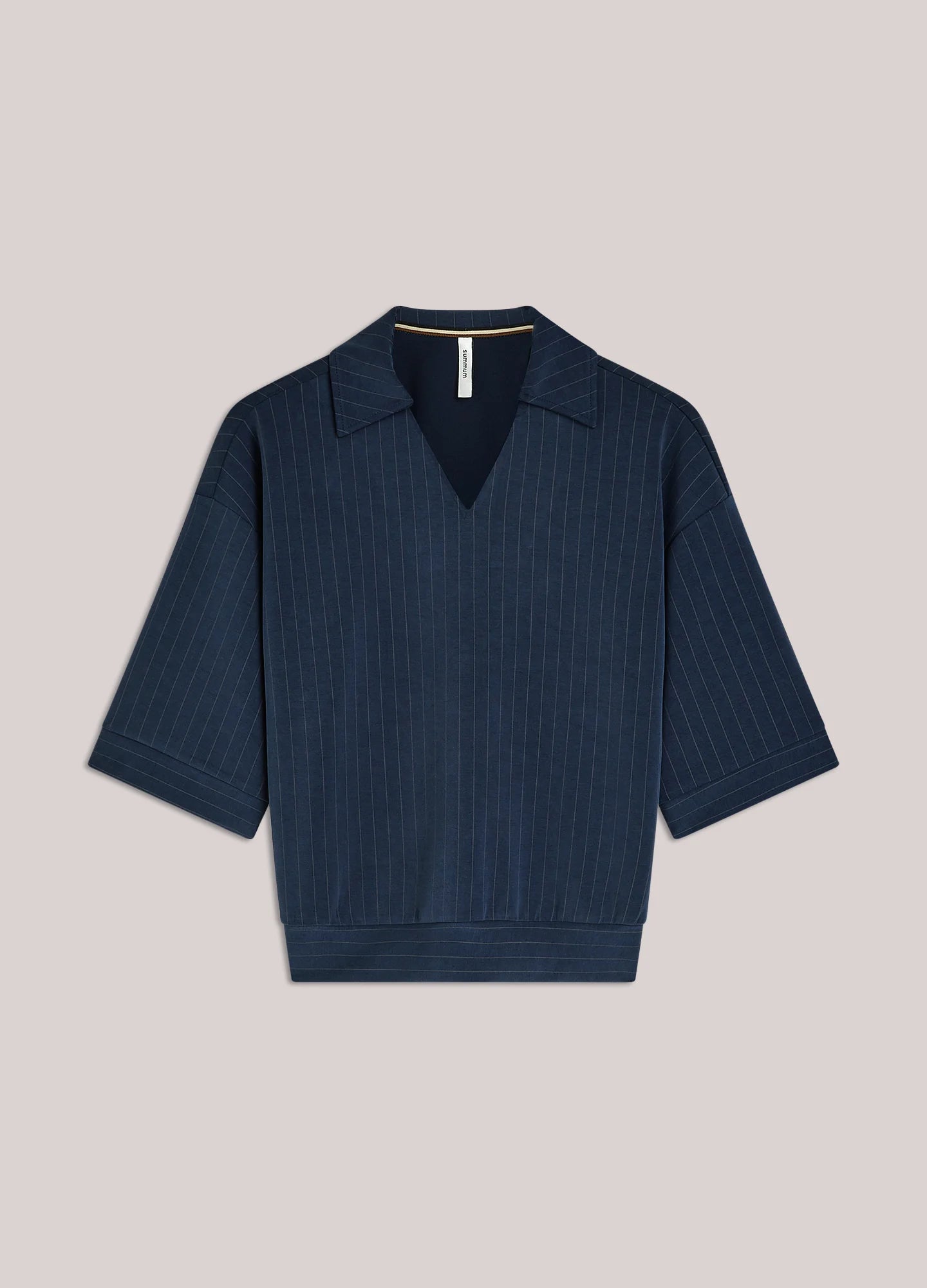 Summum Pinstripe Scuba Top