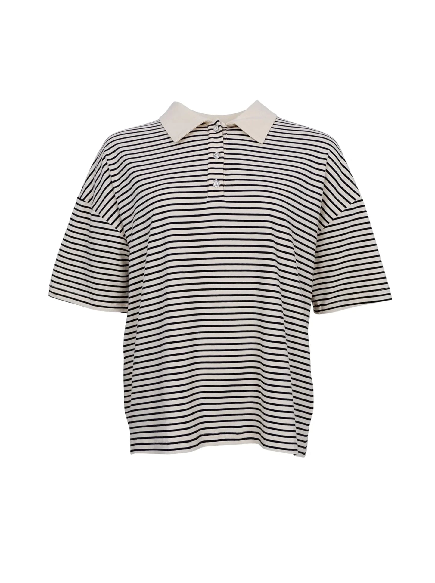 BC Millia SS Polo Shirt - Off White