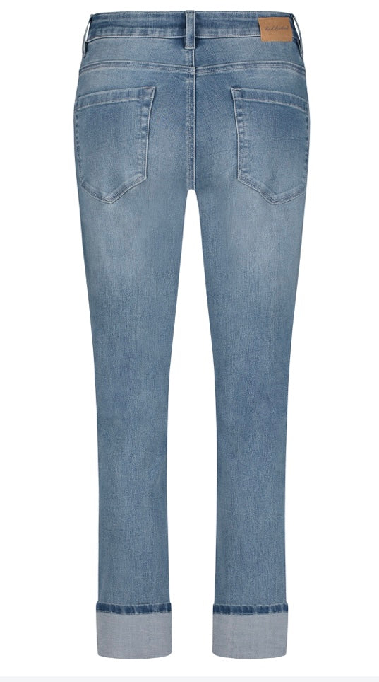 RB Kate Turn-up Jeans - Stone used