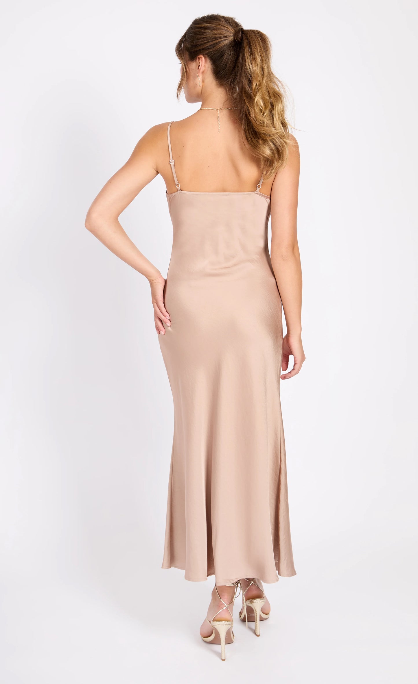 LM Satin Maxi Dress