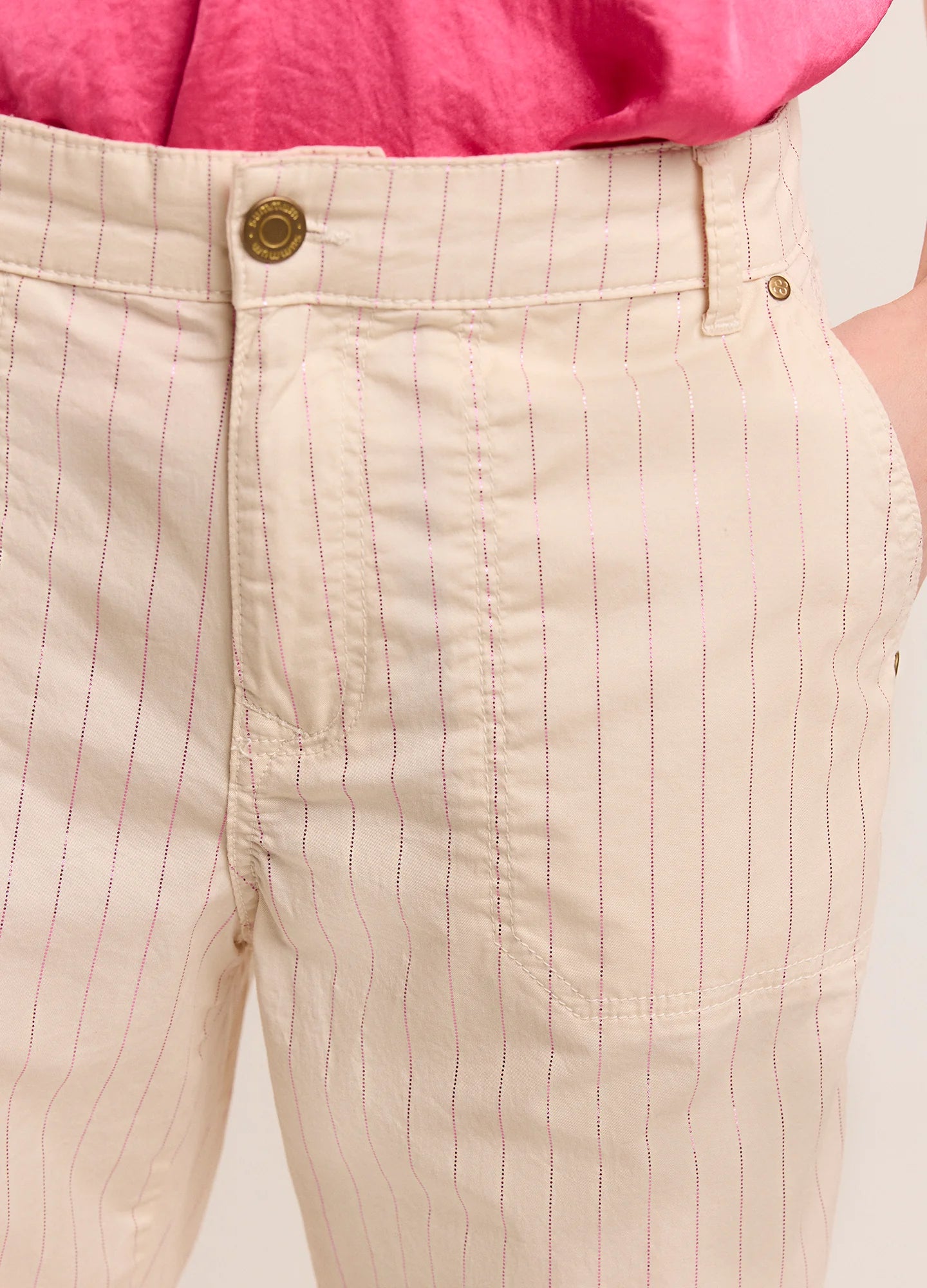 Summum Trousers with Metallic Stripe