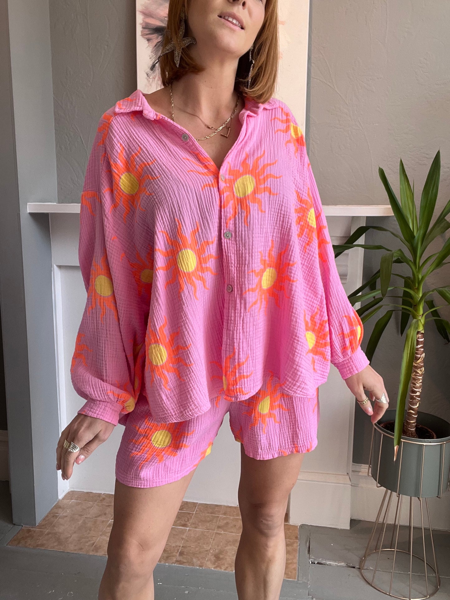 Sun shirt - pink