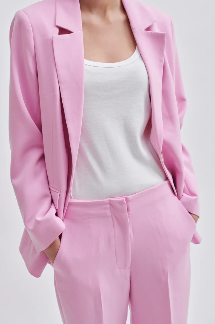 Second Female Evie Classic Trousers - Pink