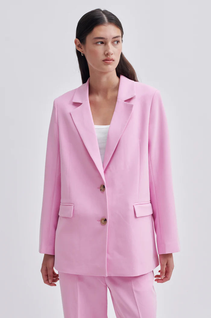 Second Female Evie Classic Blazer - Pink