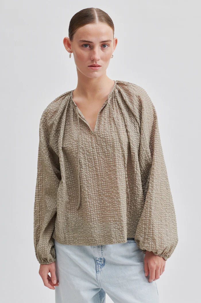 Second Female Tascha Blouse - Vintage Khaki