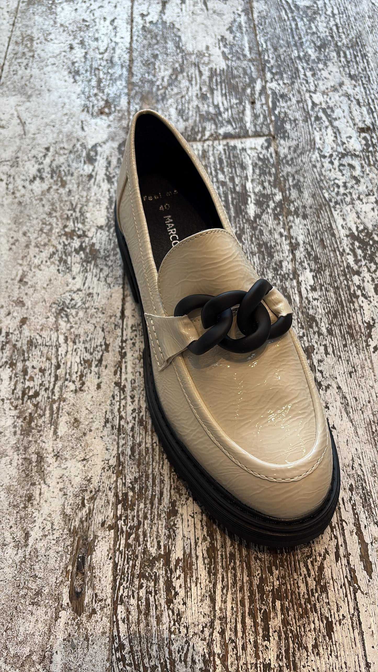 MT Chain Loafers - Cream