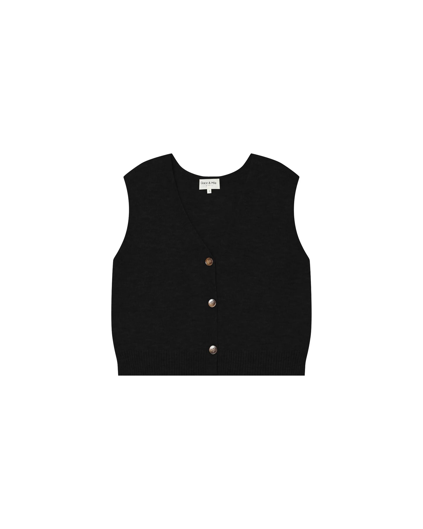 G&M Santa Vest - choc brown