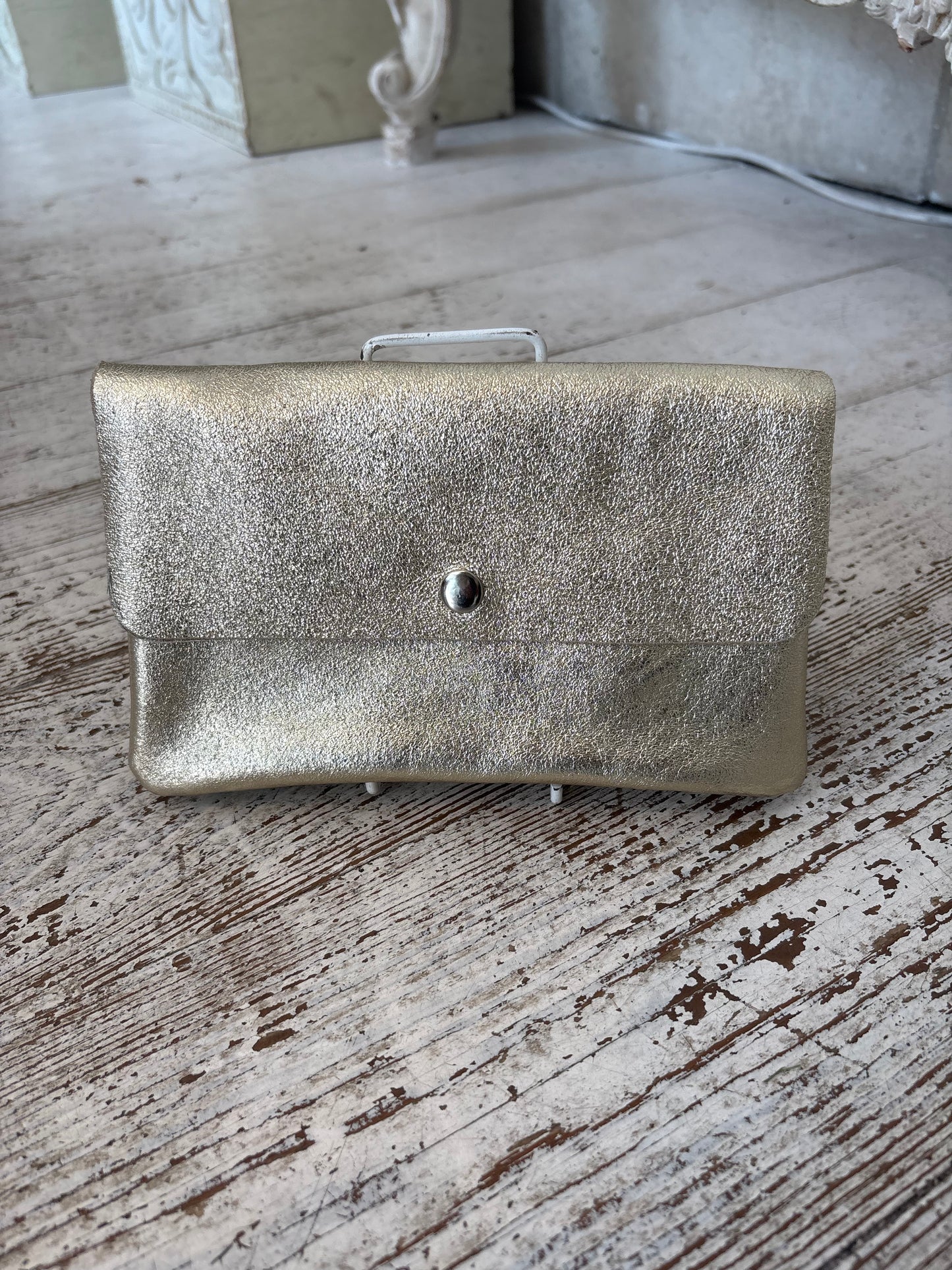 Leather Clutch Bag - Various Colours