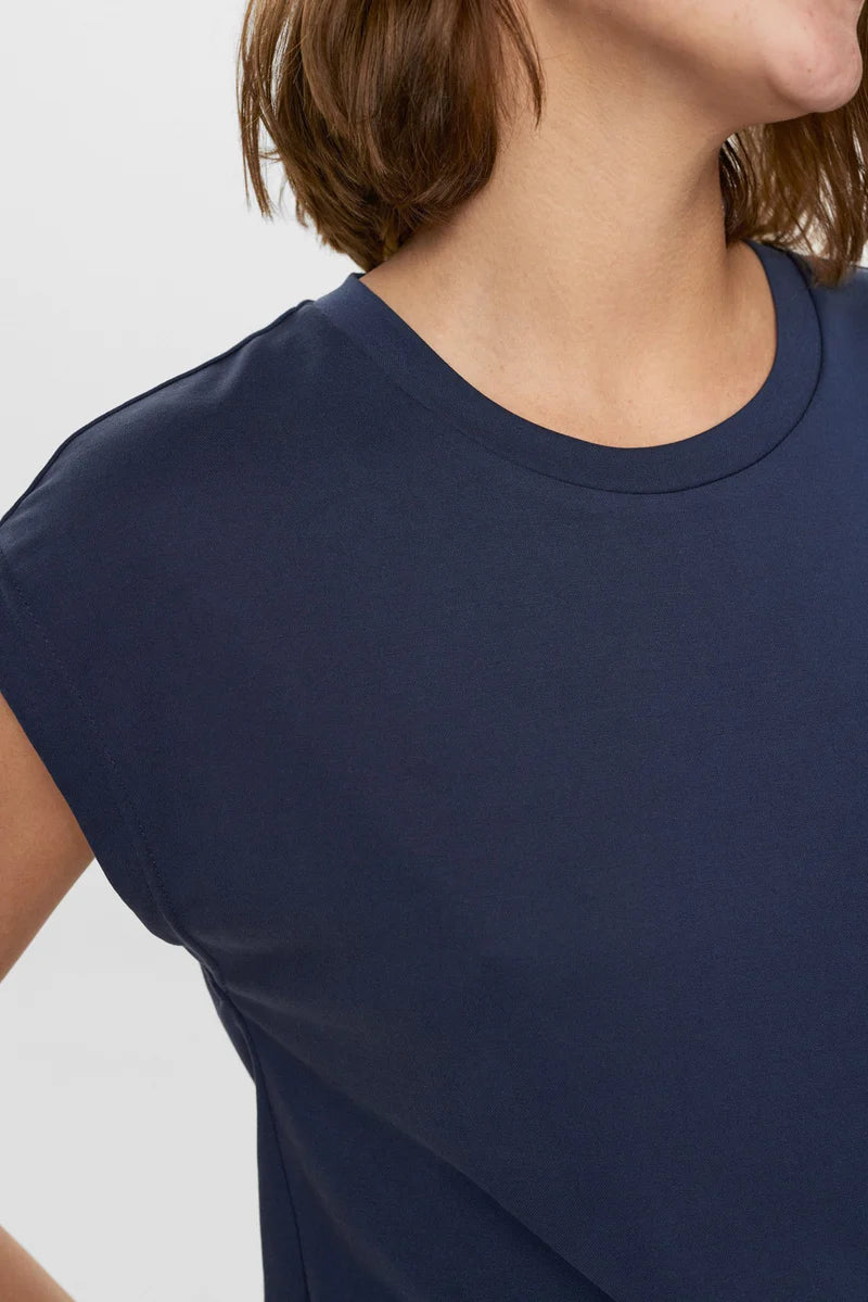 Numph Lizy Top - Dress Blues
