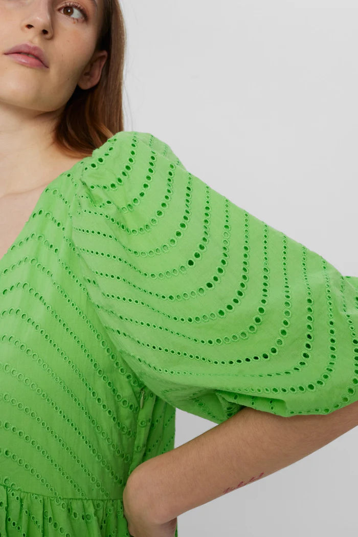 Numph Evelyn Dress - Summer Green