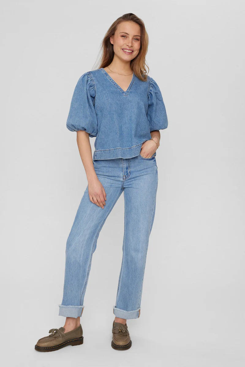 Numph Toronto Denim Blouse