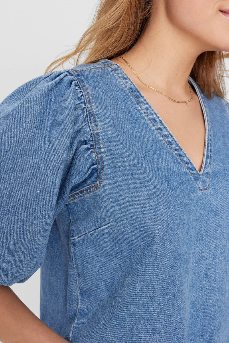 Numph Toronto Denim Blouse