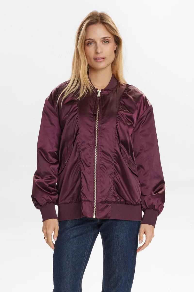 Numph Fria Oversized Bomber Jacket