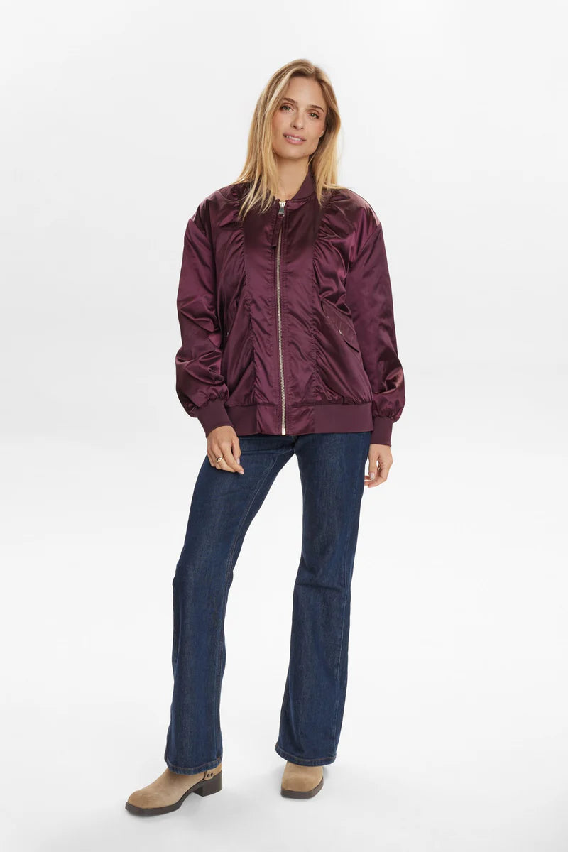 Numph Fria Oversized Bomber Jacket